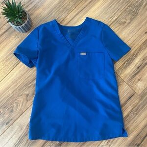 FIGS Scrub Top Extra Small Royal Blue